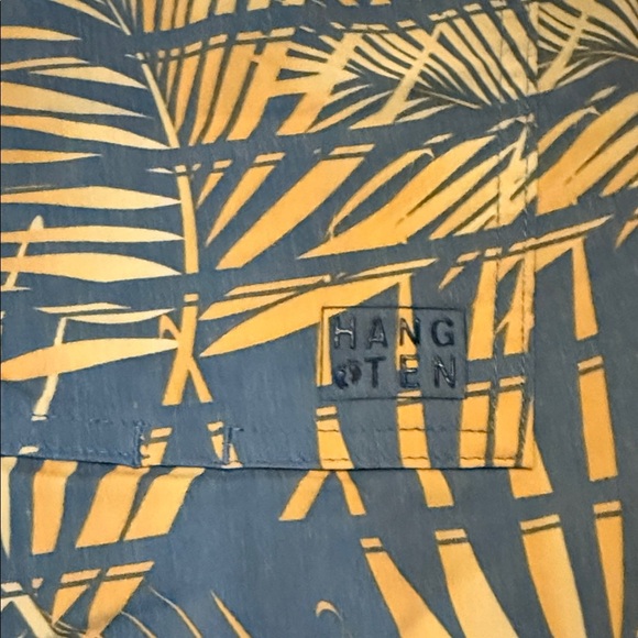 Hang Ten Tropical Blue and Gold Board Shorts - Picture 5 of 8